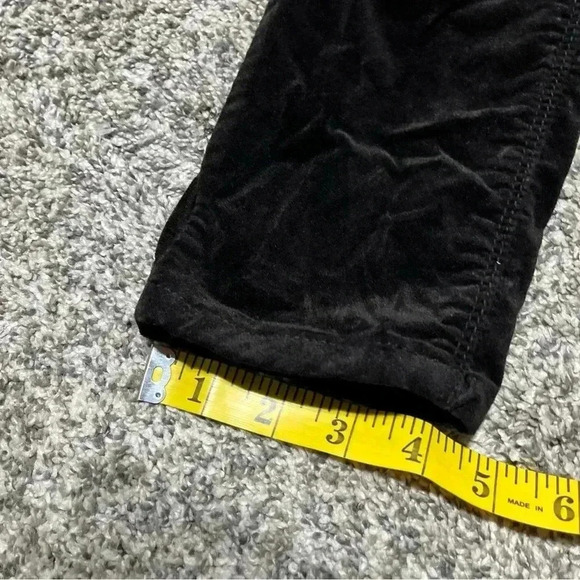 Kendall & Kylie Jumpsuit Women Size 26 Black Velvet Adjustable - Picture 4 of 11